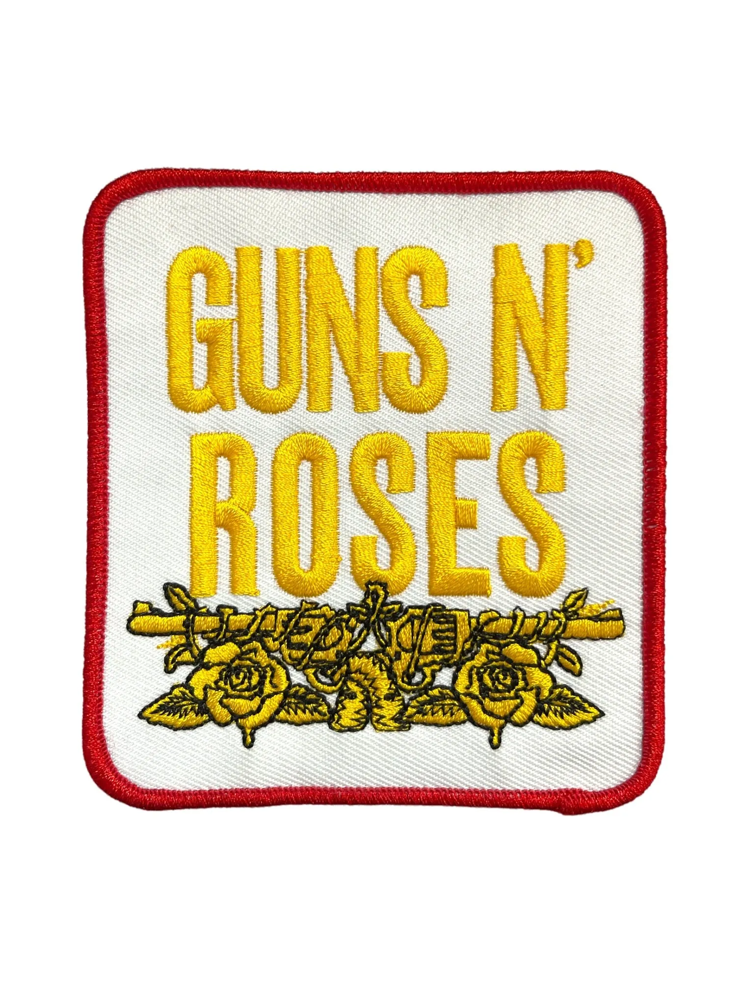 Guns n Roses Stacked White Patch