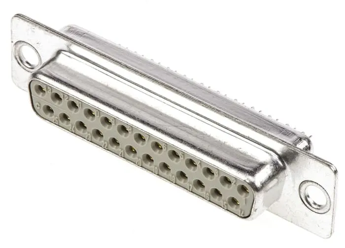 HARTING 25 Way Panel Mount D-sub Connector Socket, 2.77mm Pitch