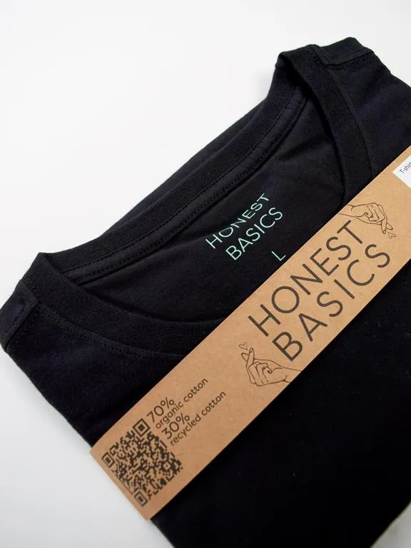 Honest Basics T-Shirt Black