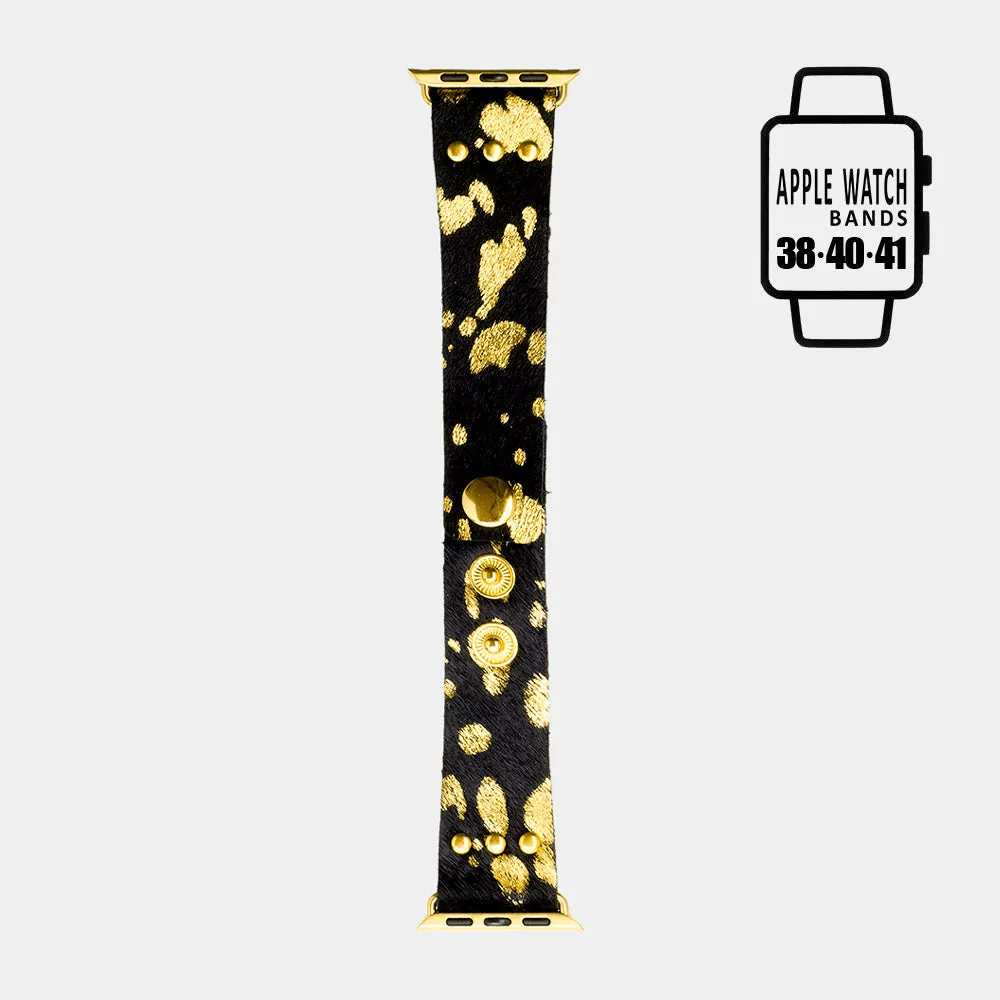 iLLASPARKZ Cow Patterned Apple Watch Band