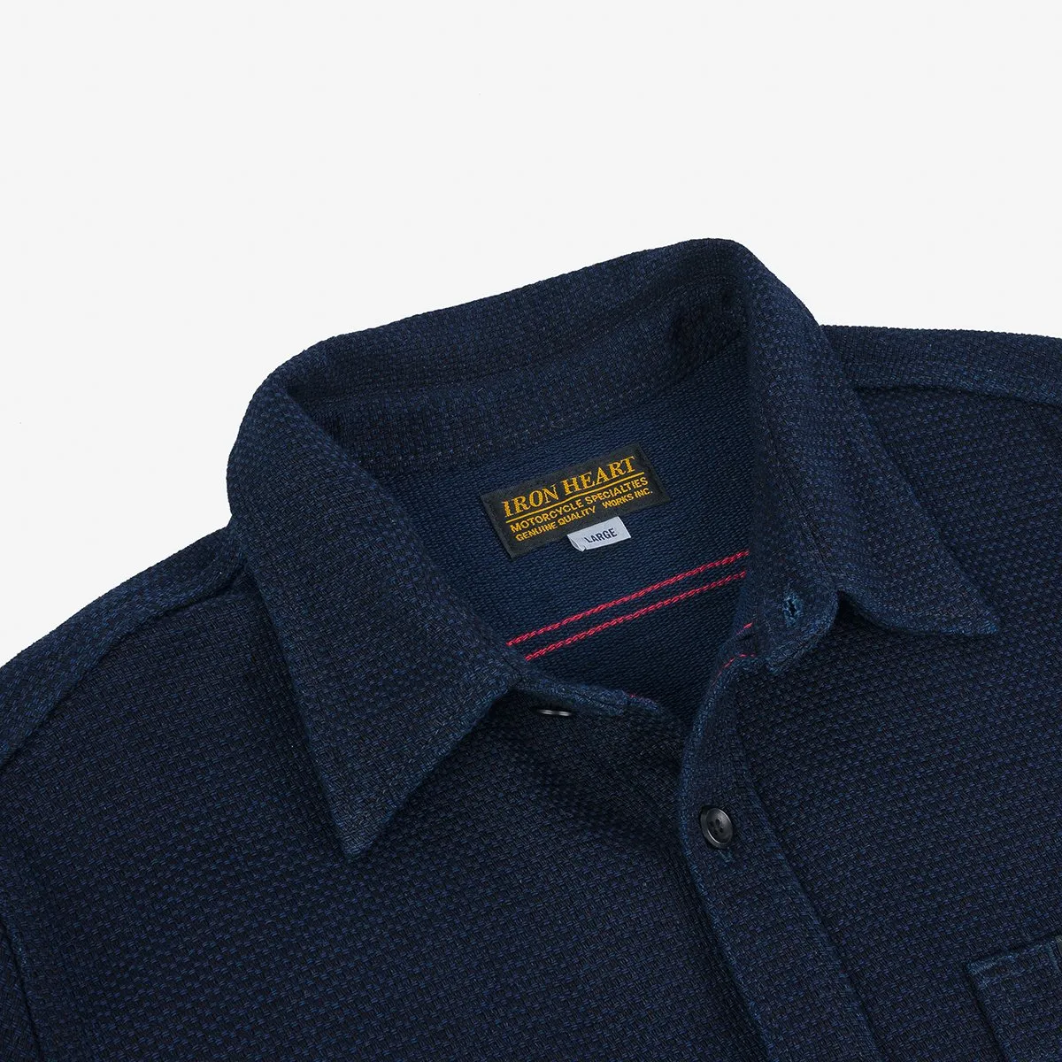 Iron Heart Indigo Dobby Work Shirt