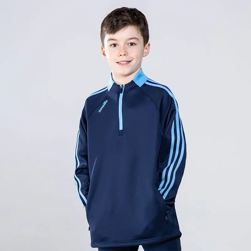 Kids' Ohio Hybrid Half Zip Top Marine / Sky