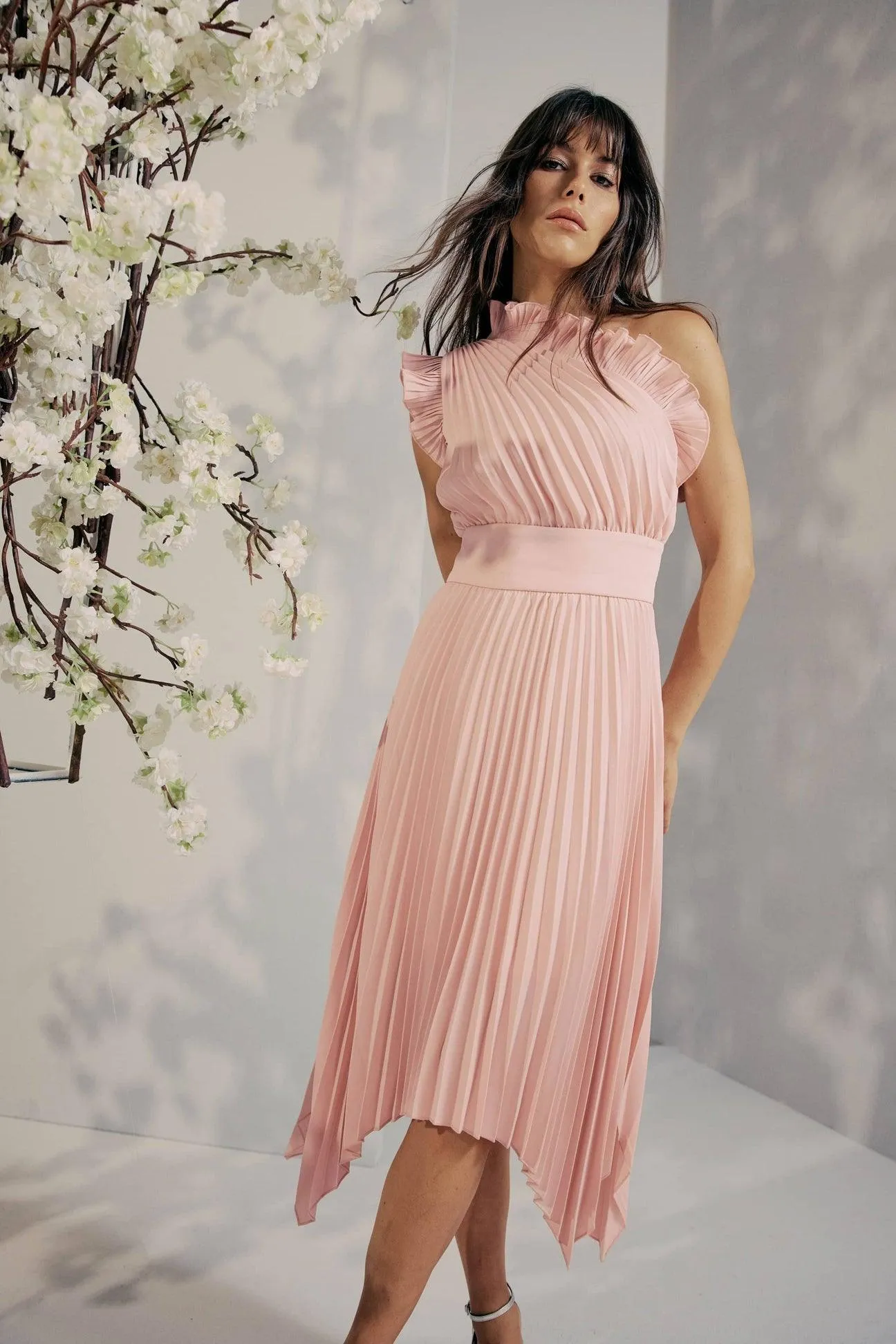 Blush Lady-Like Dress;