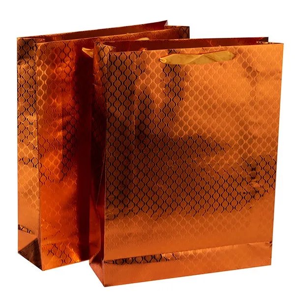 Large Copper Gift Bags 2 Pack