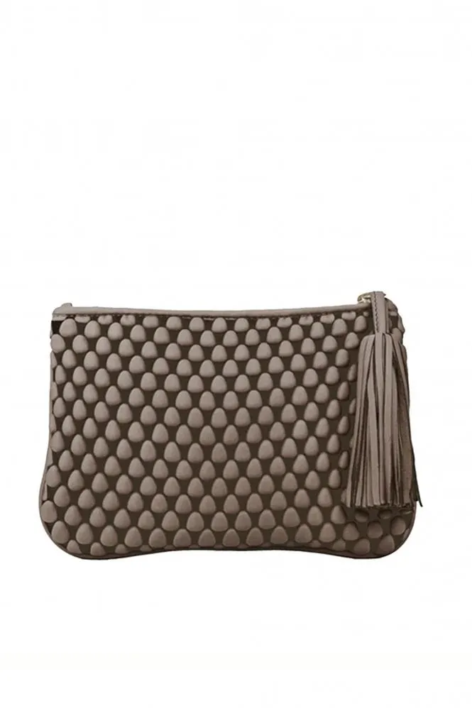 Large Pochette Clutch Bag in Ash Grey