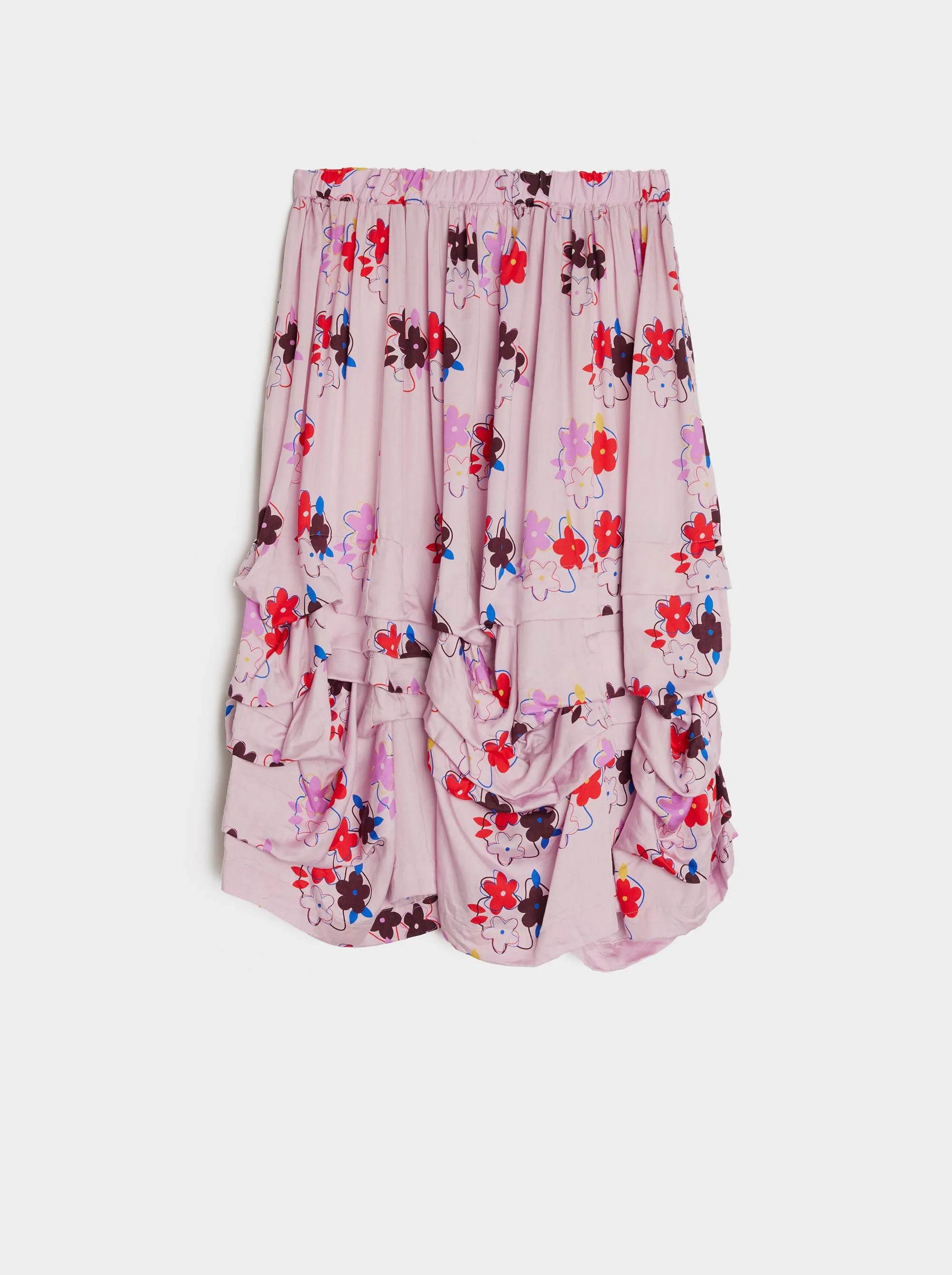 Purple Layered Flower Skirt