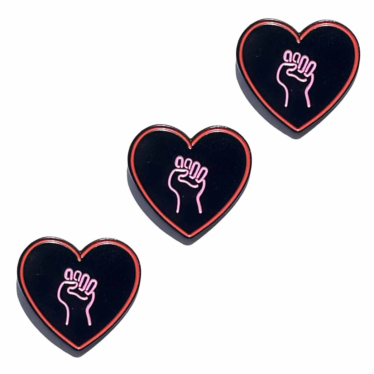 Love Activism Indivisible Supporting Pin