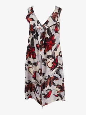 00s Marni Silk Dress with Patterns