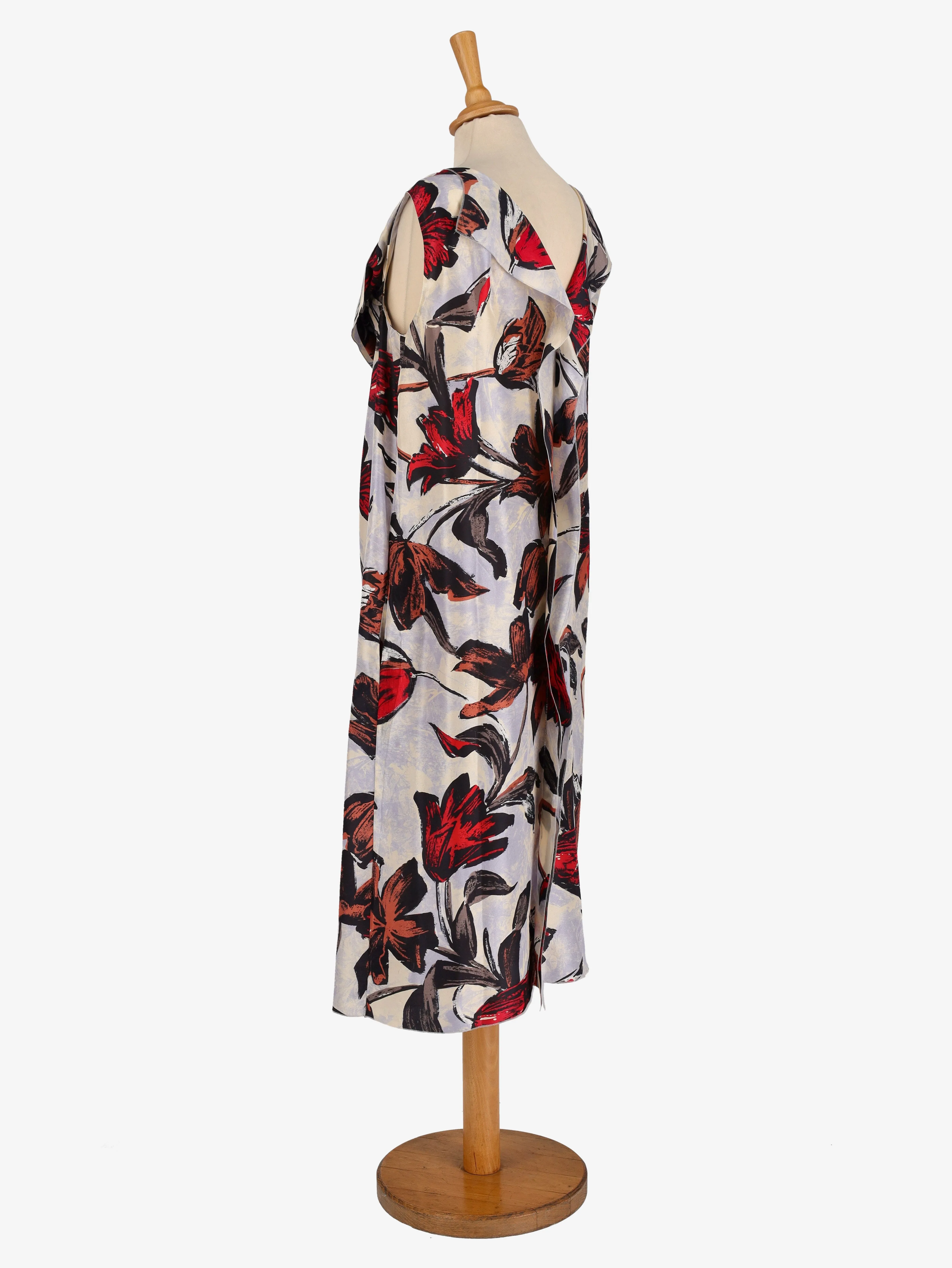 00s Marni Silk Dress with Patterns