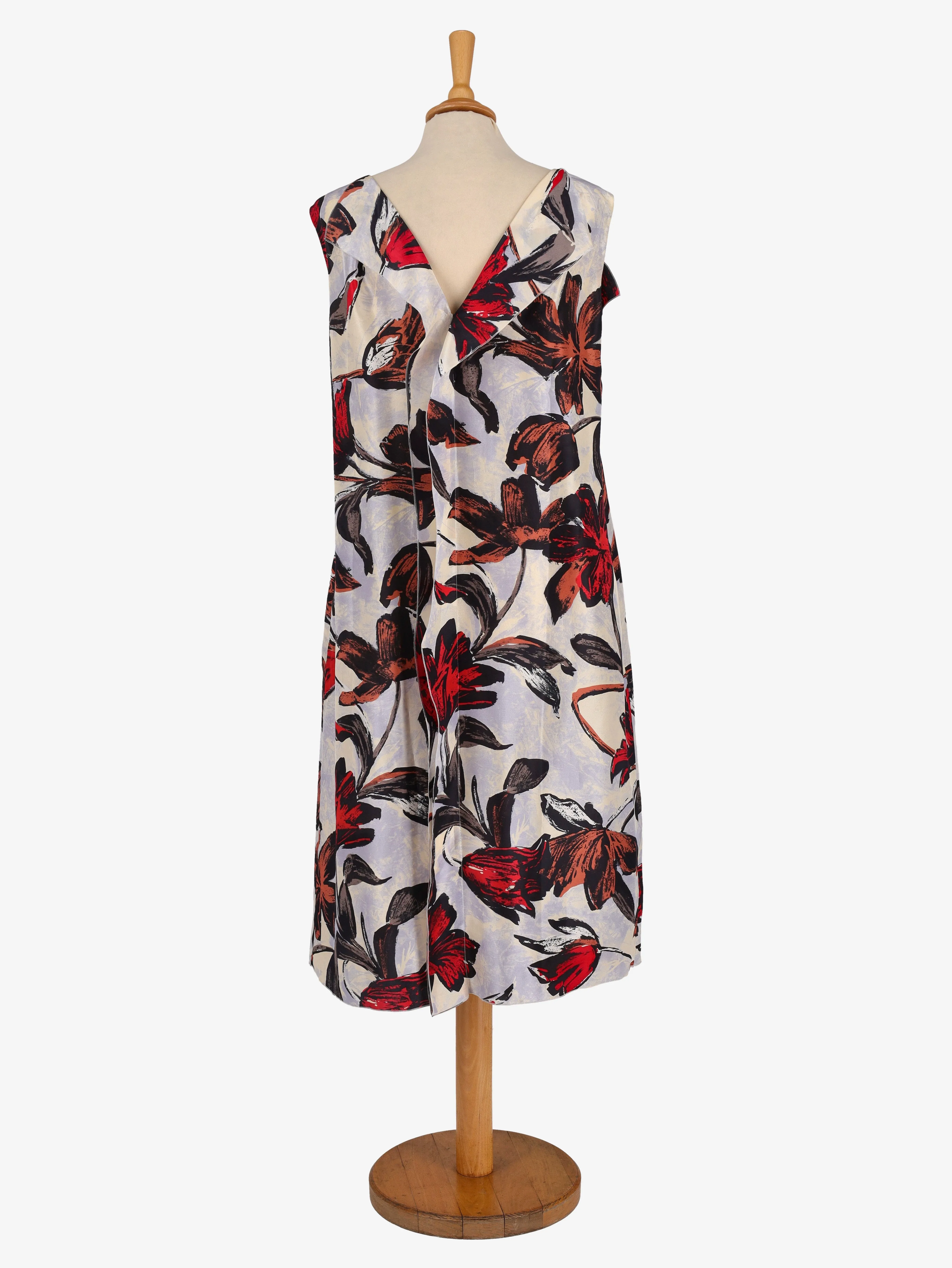 00s Marni Silk Dress with Patterns