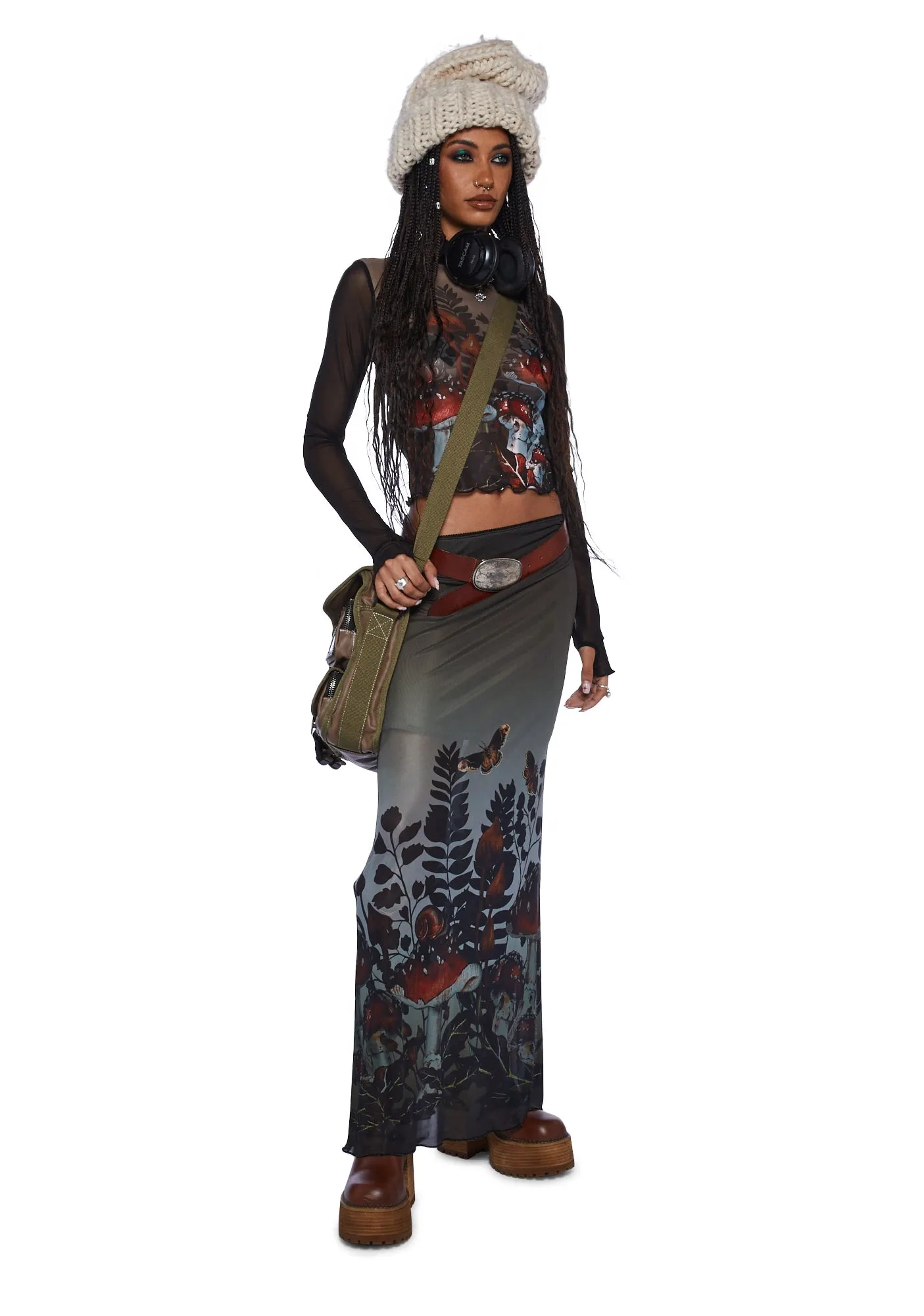Melodic Wanderlust Maxi Skirt-