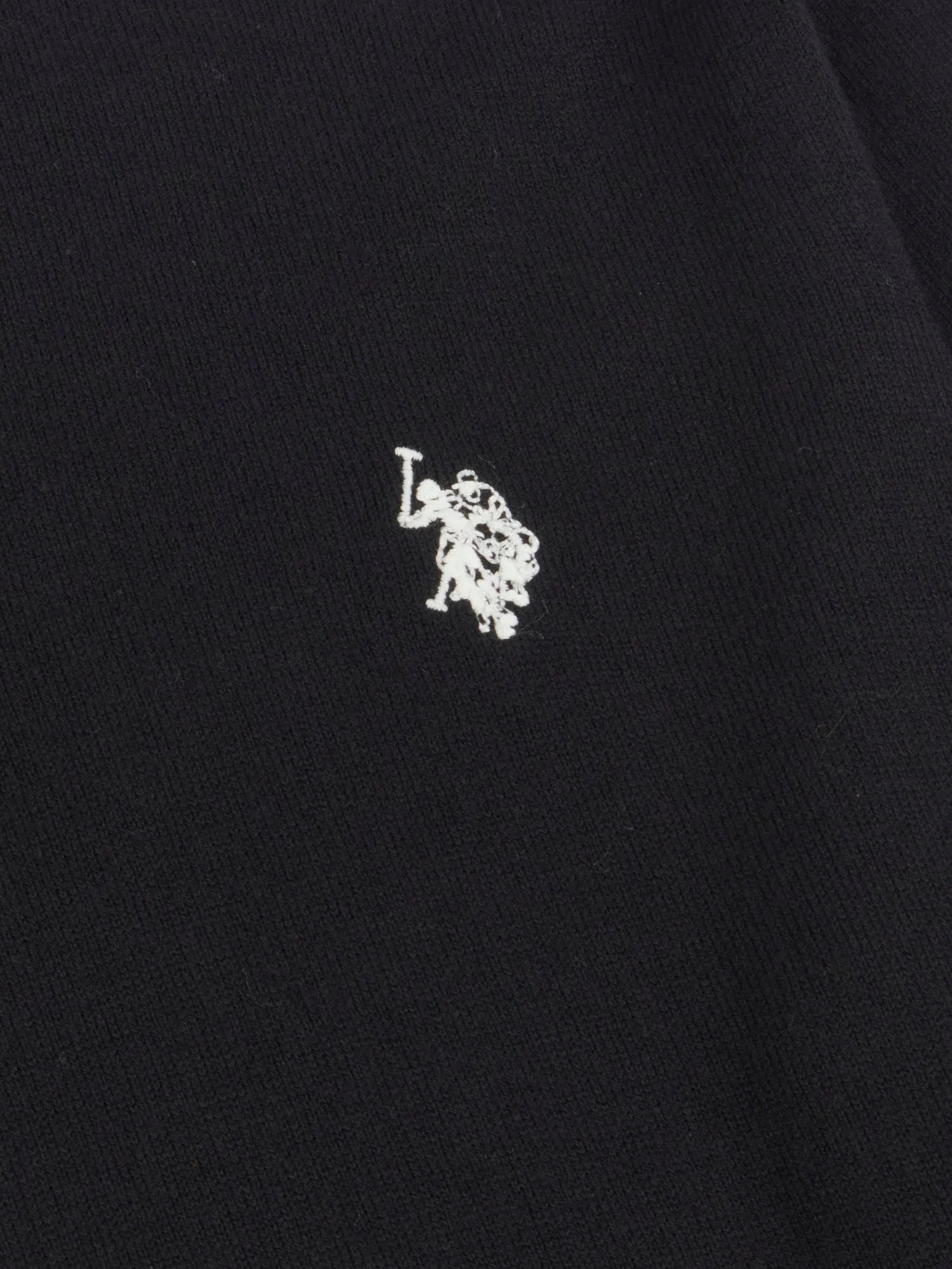 Mens Lightweight Crew Neck Jumper in Black Steeple Grey DHM