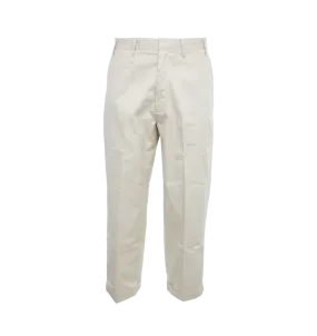 Men's Wide Leg Cropped Trousers