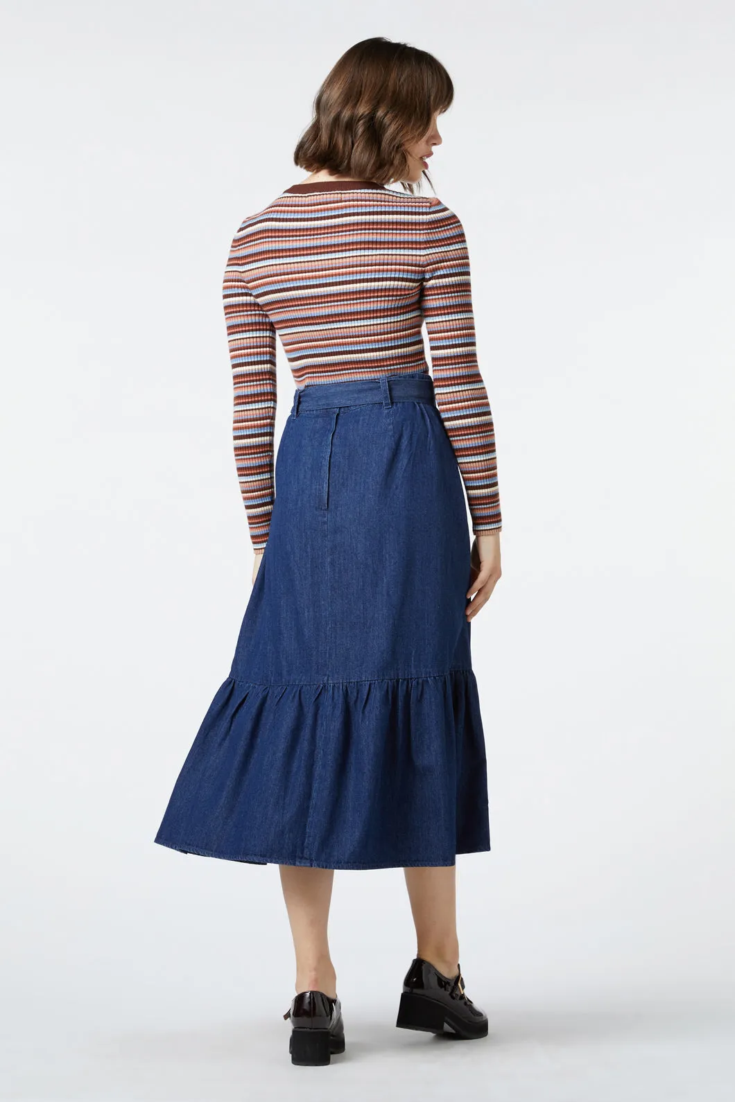 Versatile Cora Midi Skirt