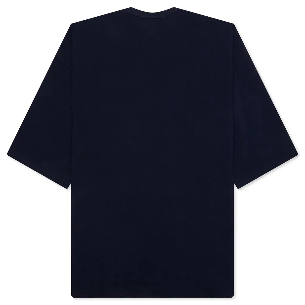 Adjustable Waist Pocket T-Shirt - Navy