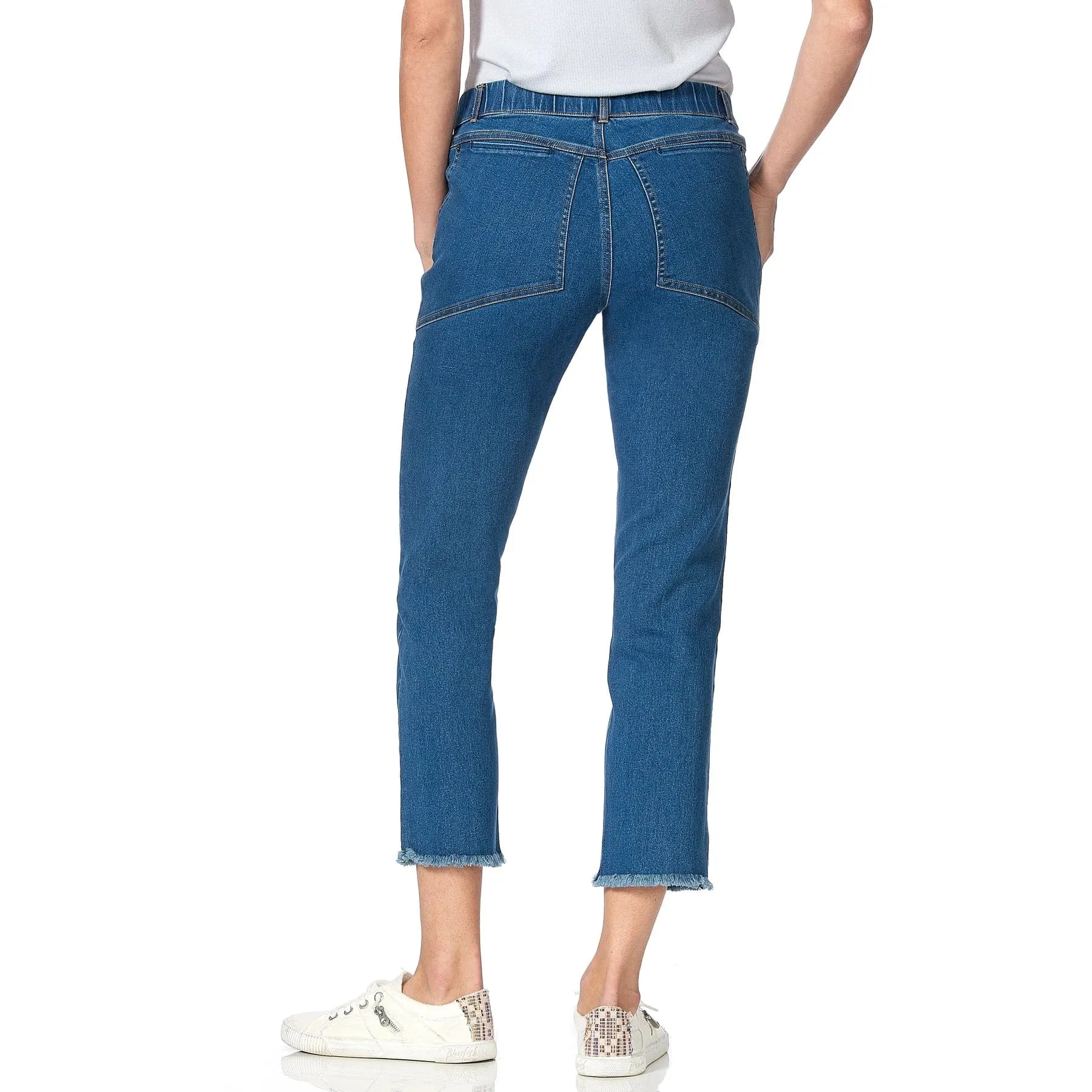 Hue Denim Cropped Straight Leg