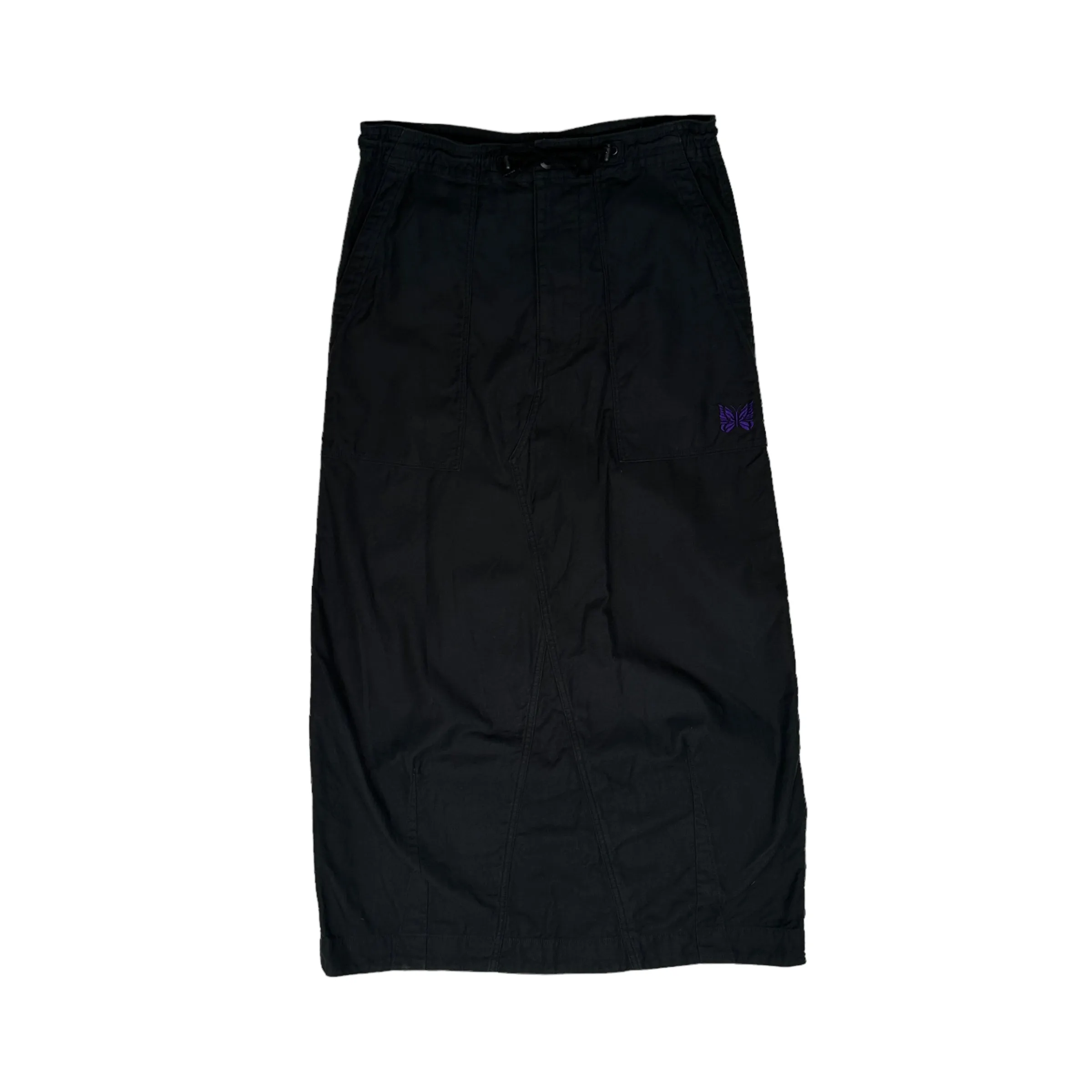 NEEDLES BLACK STRING FATIGUE SKIRT