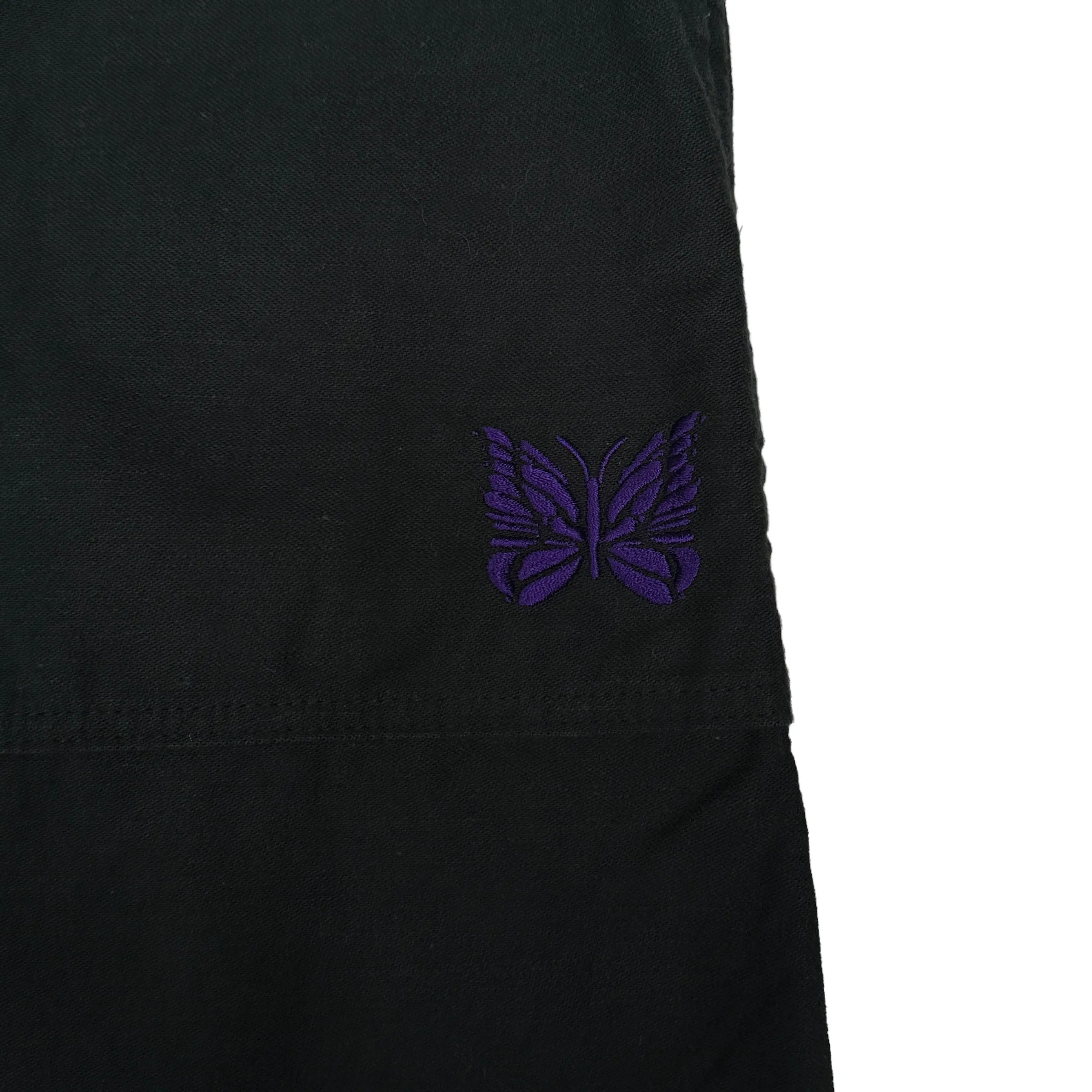 NEEDLES BLACK STRING FATIGUE SKIRT