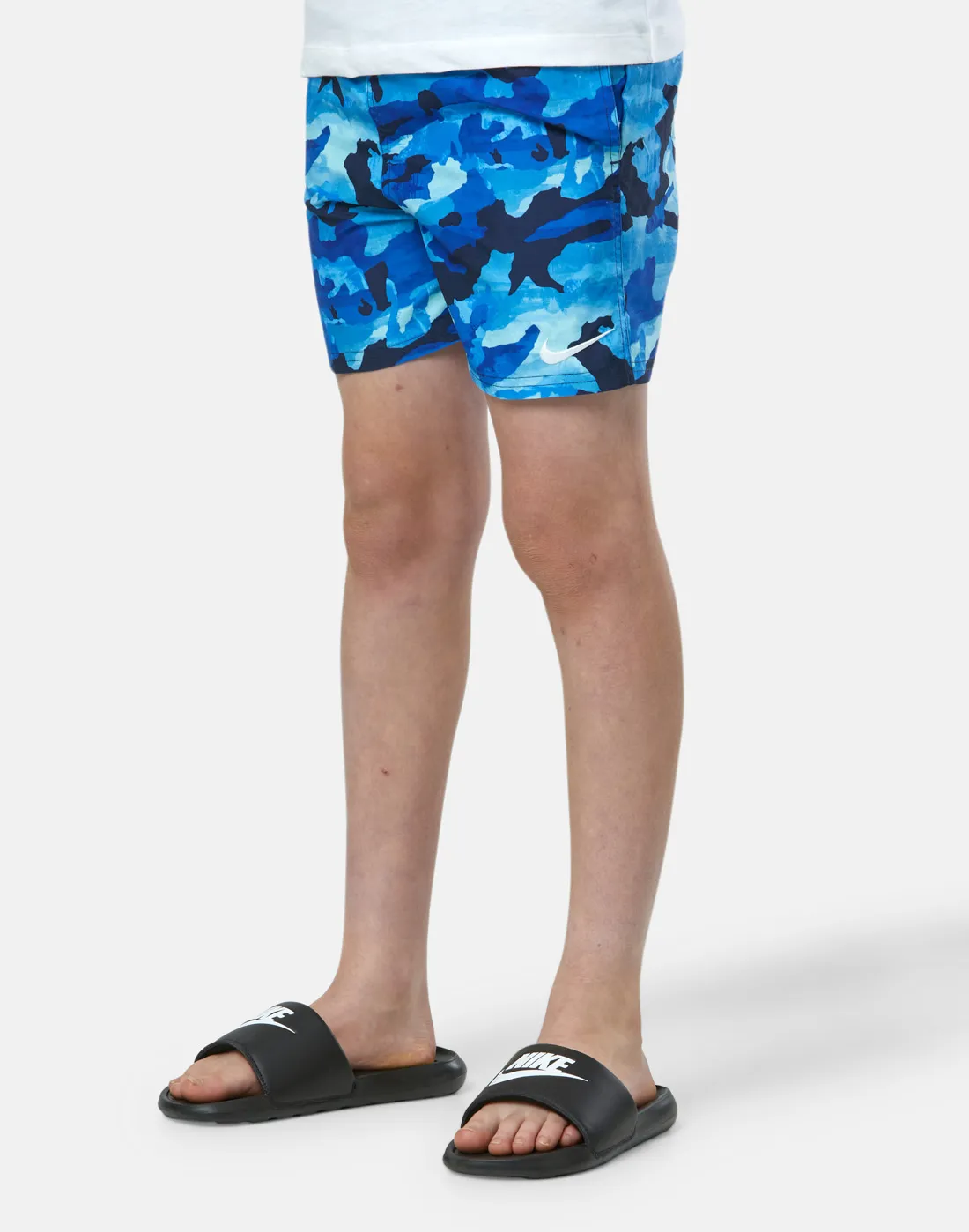 Nike Older Kids 4 Inch Volley Printed Swim Shorts