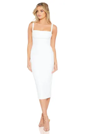 Nookie Nouveau White Midi Dress