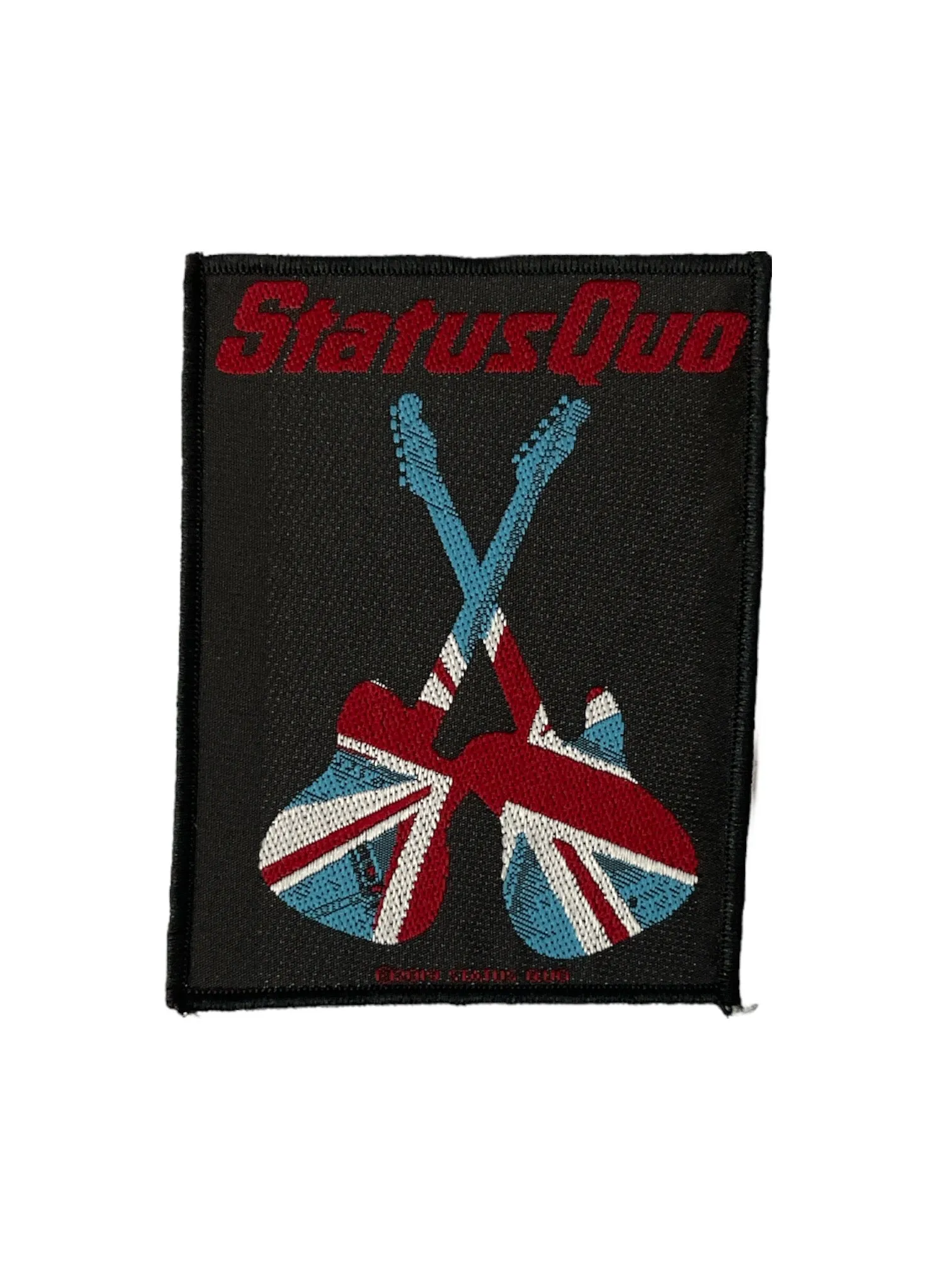 New Status Quo Union Guitars Woven Patch