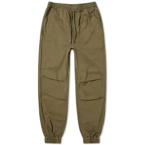 Olive Maharishi Loose Woven Track Pant