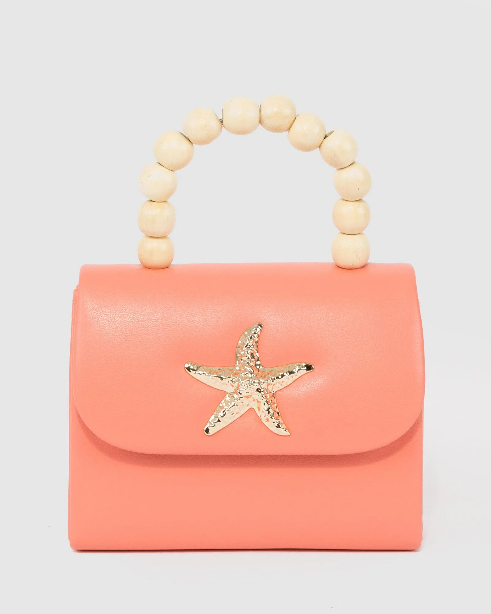 Orange Mara Starfish Top Handle Bag