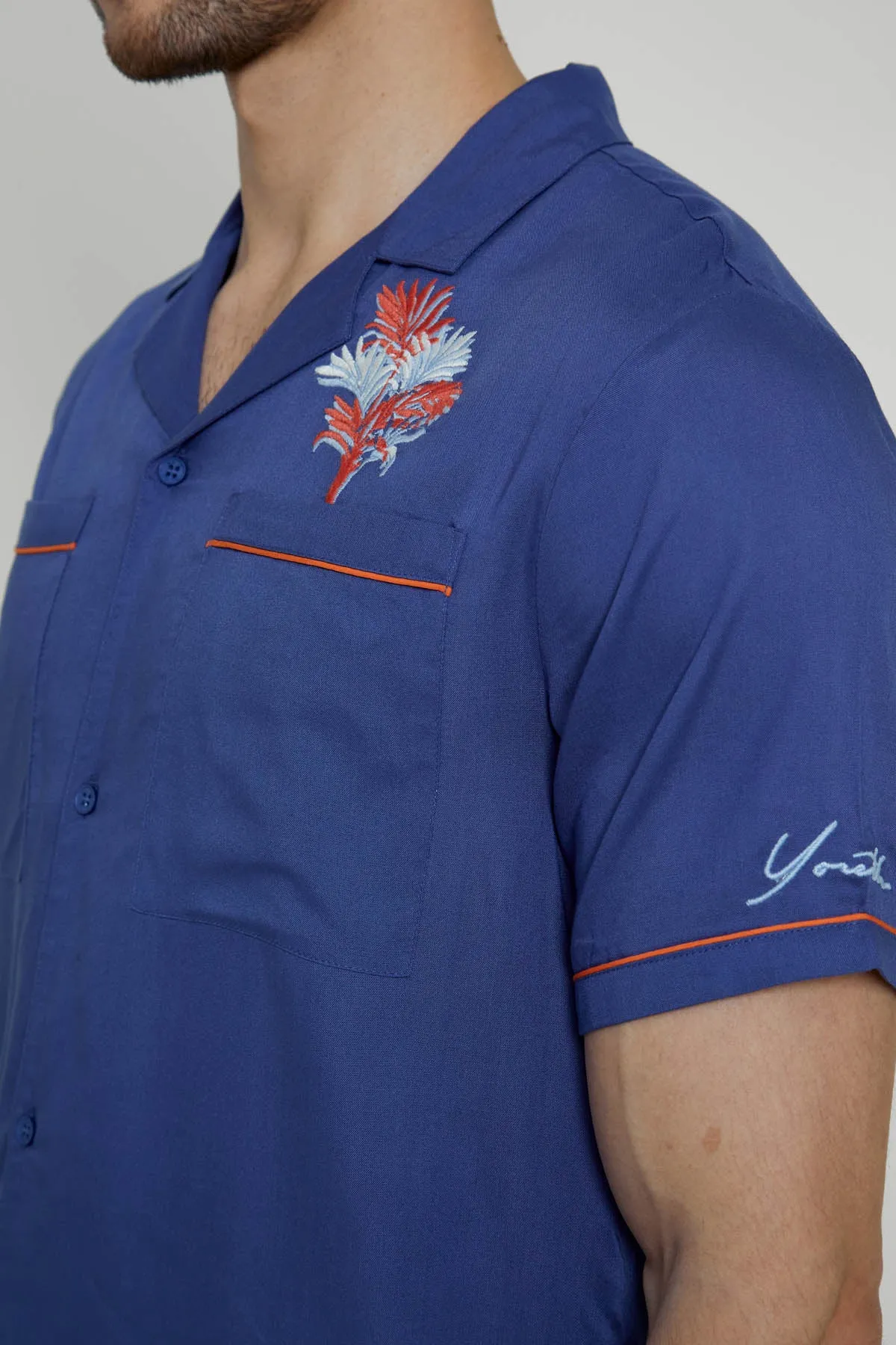 Shirt with Farrago Embroidery