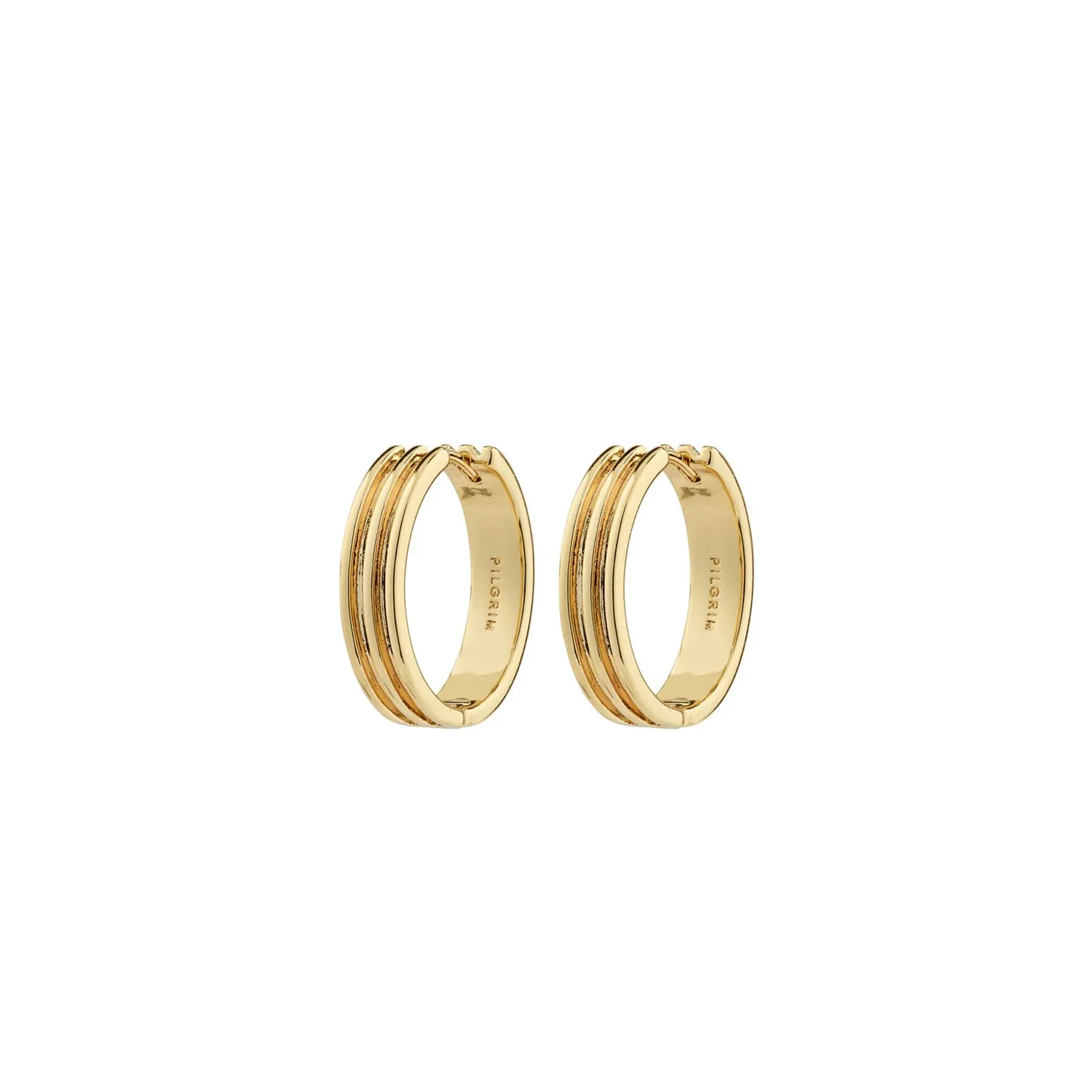 Pilgrim Bennet Hoop Earrings, Gold