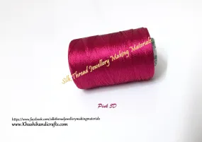 Individual Spools of Purple Silk Threads for Jewelry Making Shade No. 230