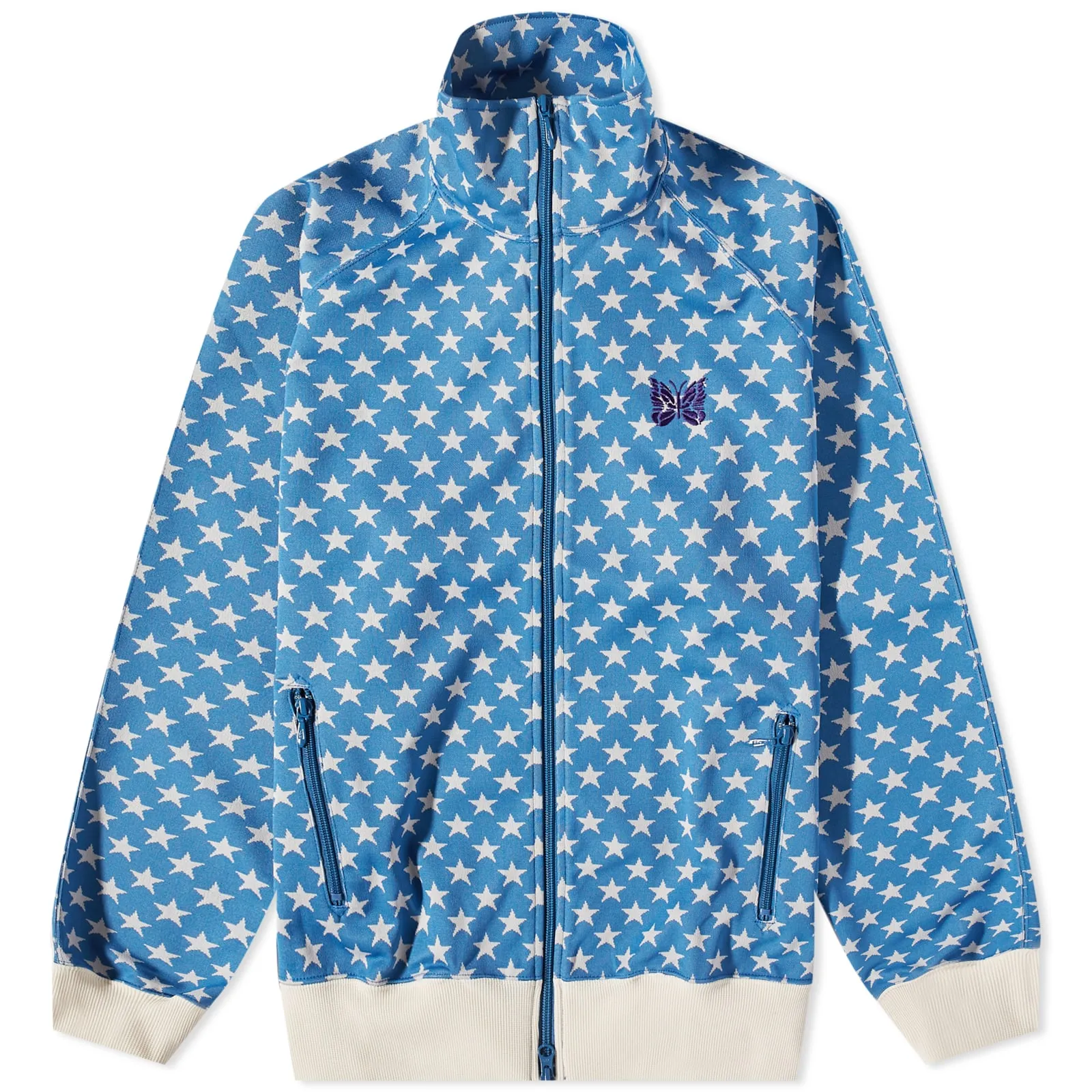 Poly Jacquard Star Track Jacket