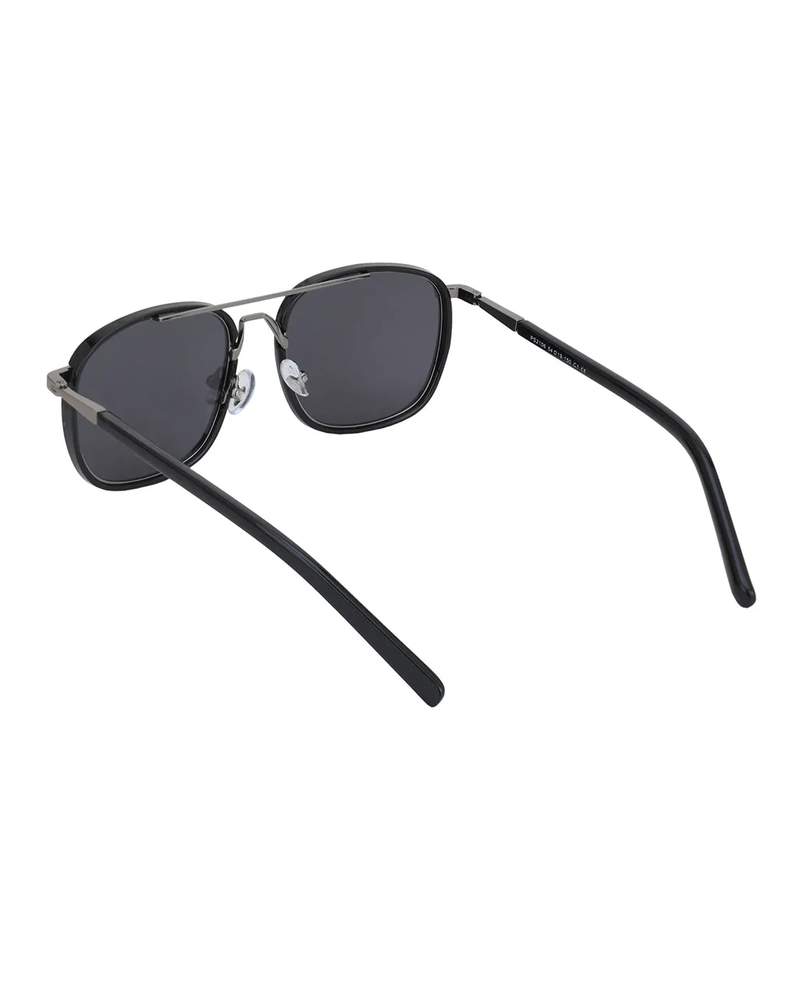 Premium Metallic with Grey Toned & Polarised Lens Square Sunglass for men