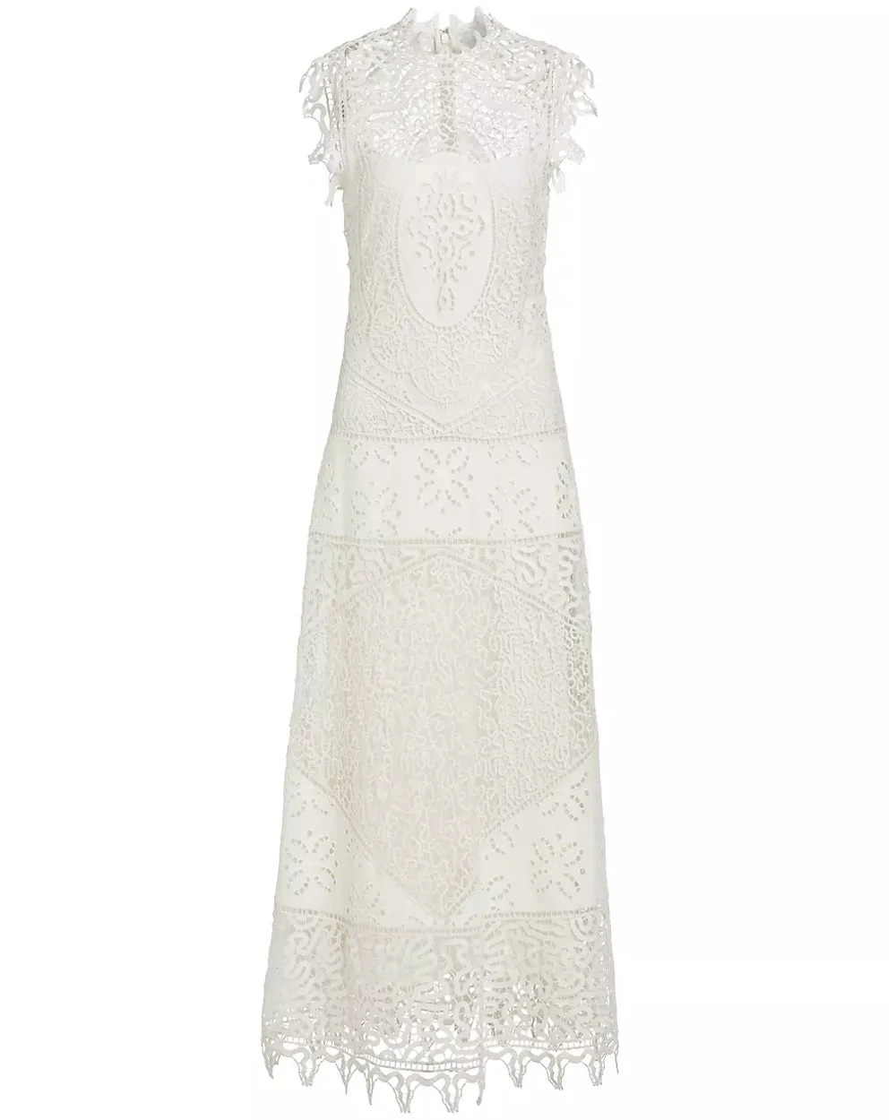 Pristine Flora Eyelet Dress