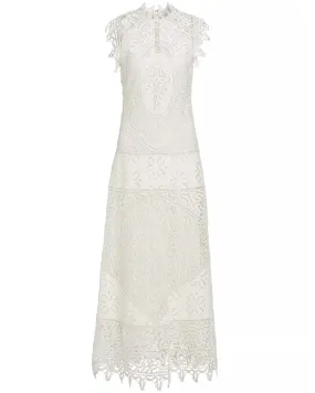 Pristine Flora Eyelet Dress