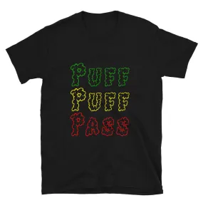 Funky Puff Puff Pass Rasta Smoke Short-Sleeve Unisex T-Shirt