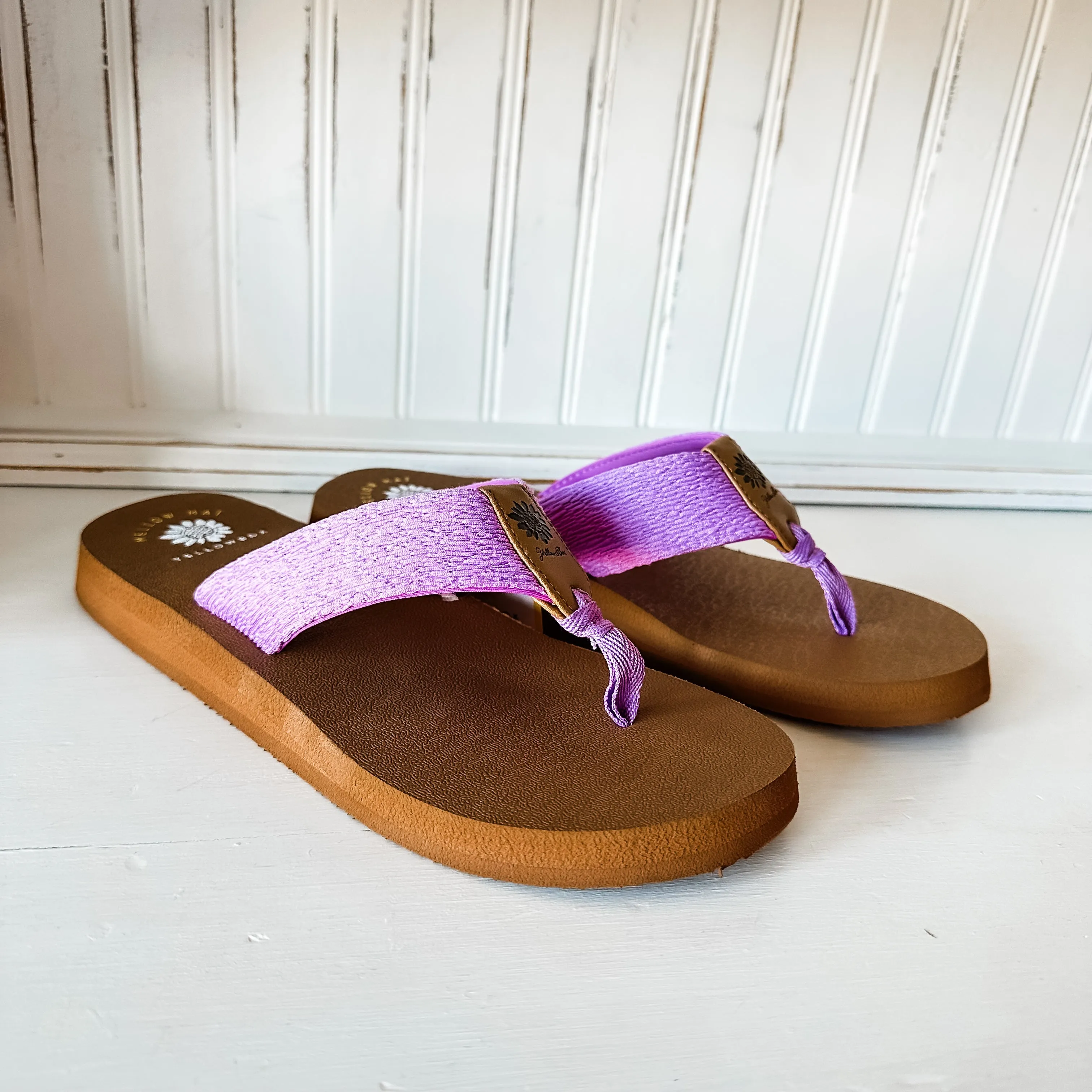 Purple Nessie Flip Flop Sandal