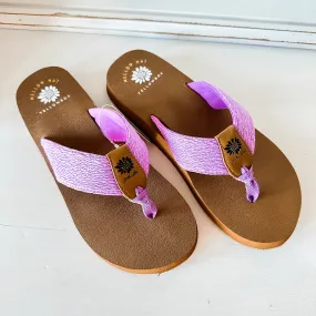 Purple Nessie Flip Flop Sandal