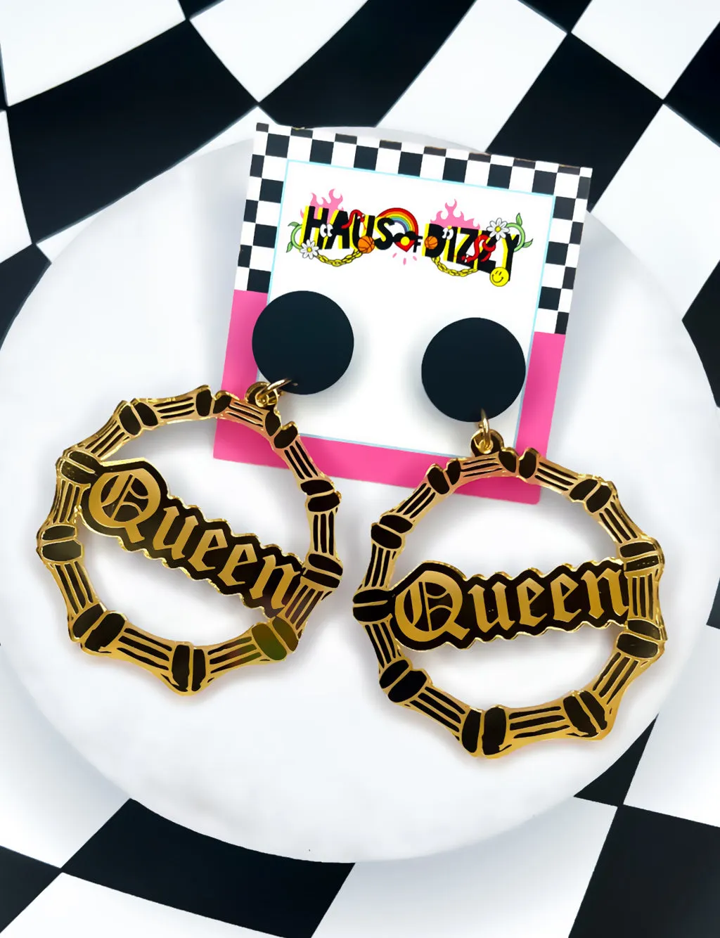 QUEEN B Bamboo Hoops