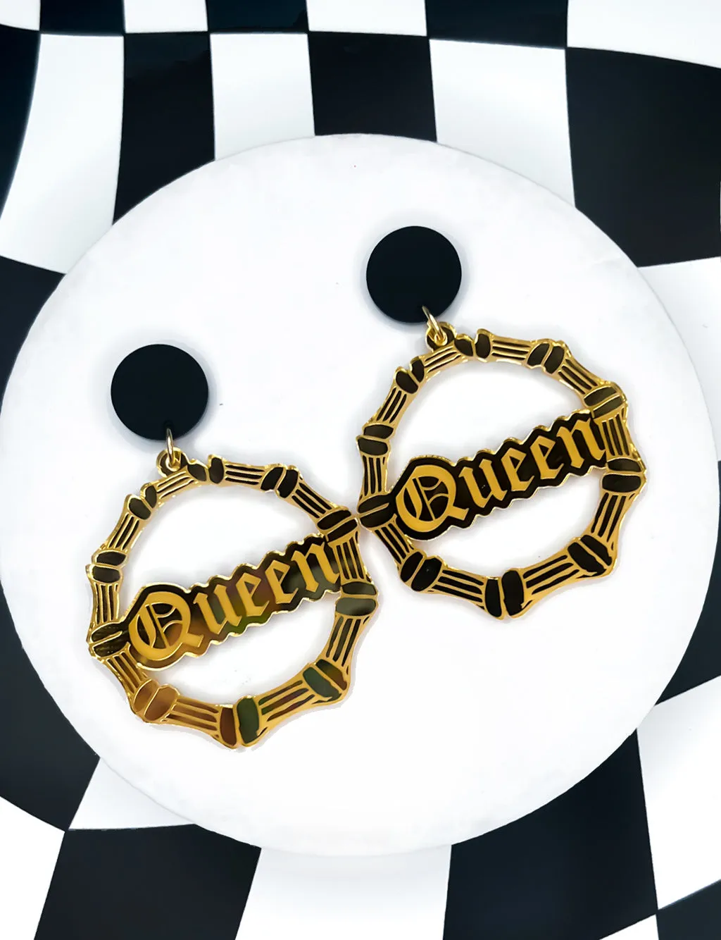 QUEEN B Bamboo Hoops