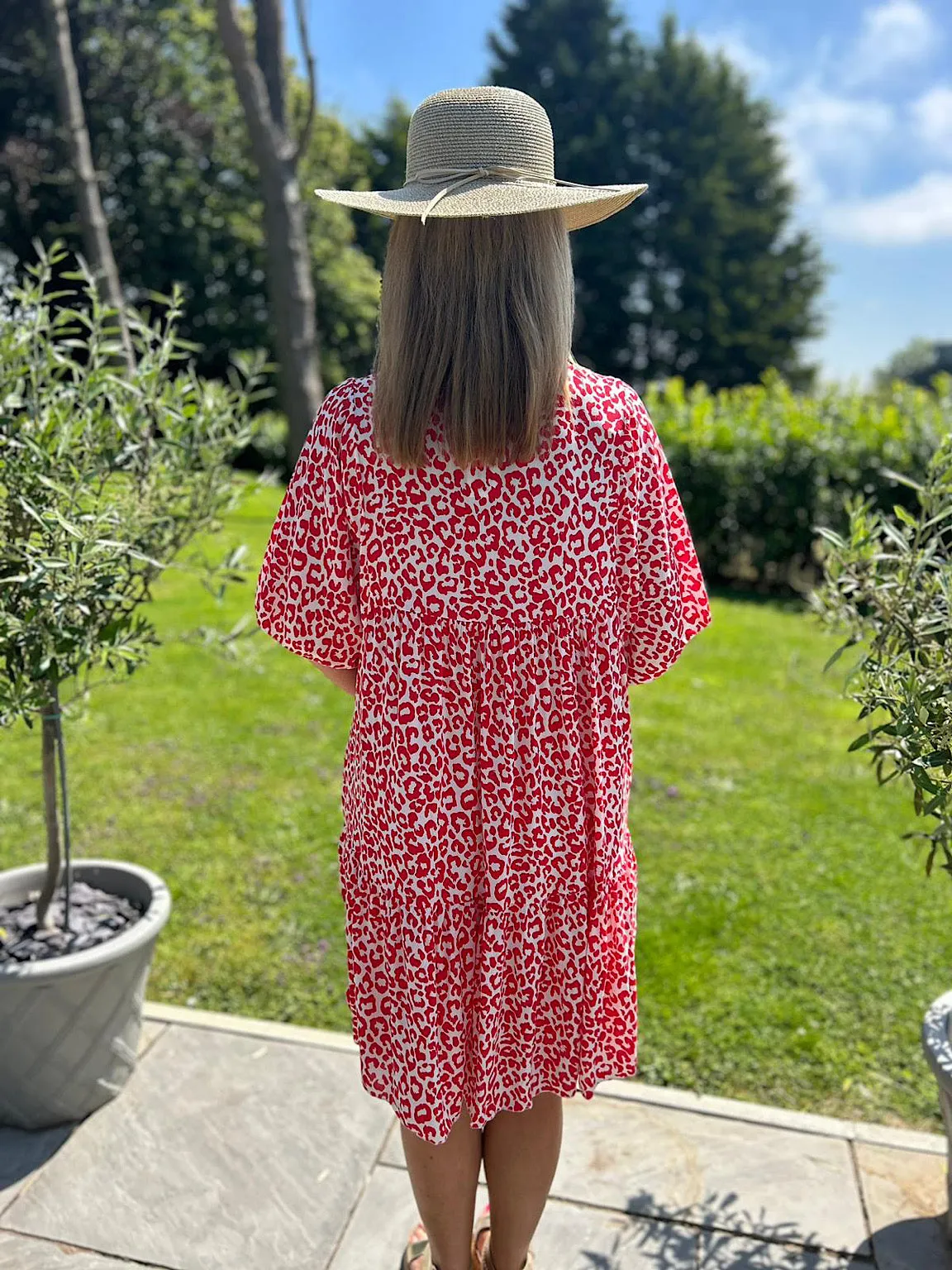 Red Leopard Tunic