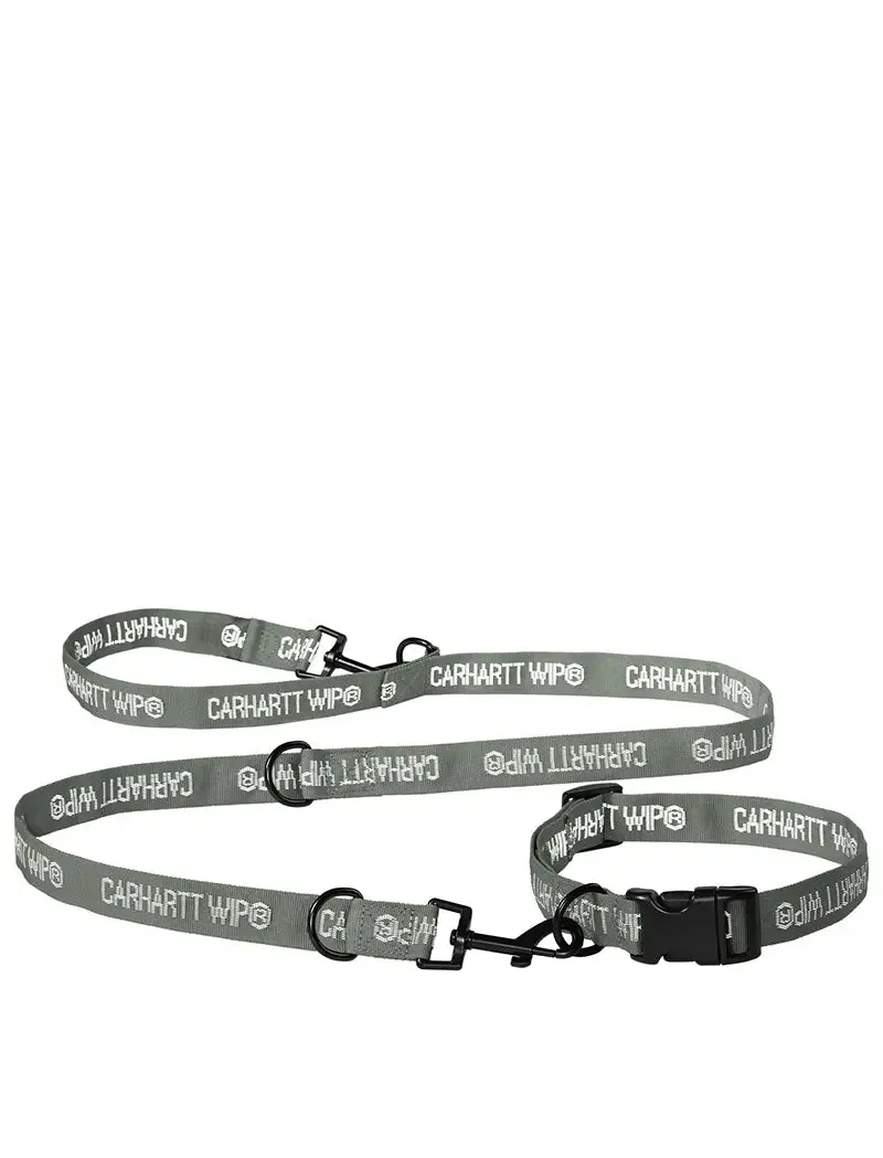 Smoke Green / Reflective Dog Leash + Collar from Carhartt WIP