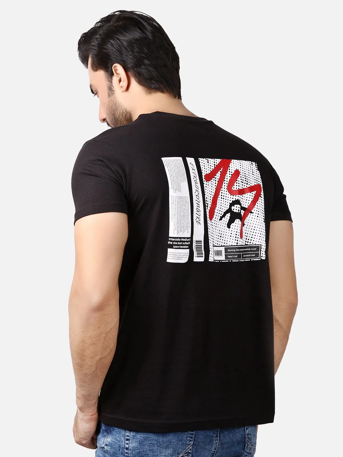 Regular Fit Crew Neck Graphic Tee - FMTGT19-013