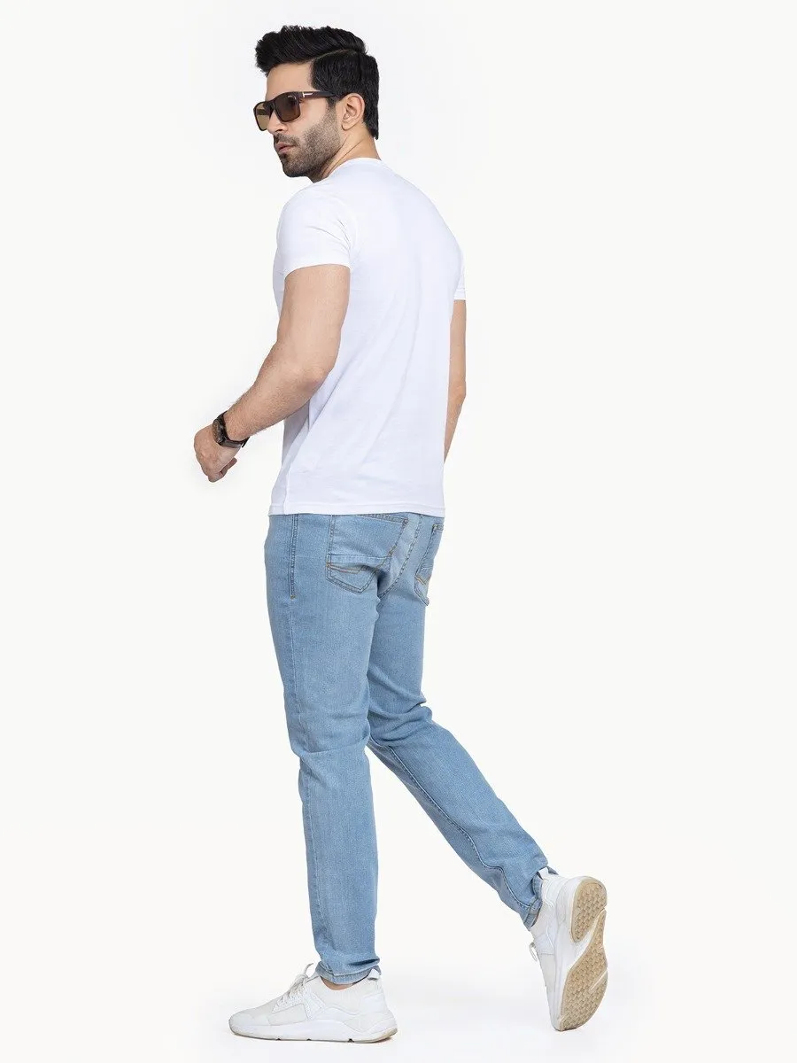 Regular Fit V-Neck Basic Tee - FMTBT22-010