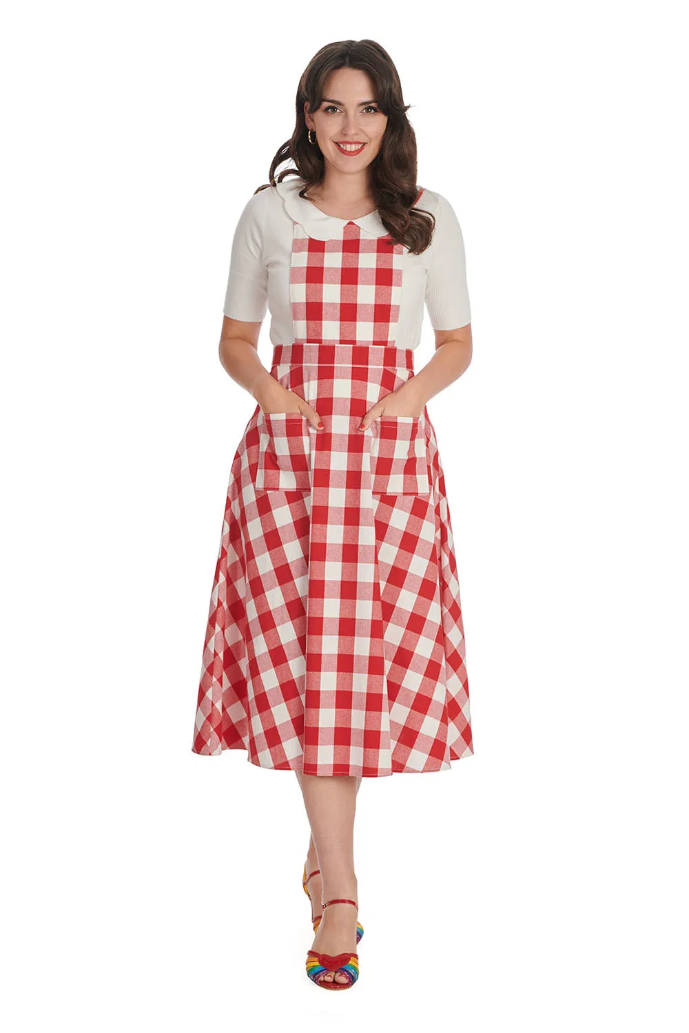 Date Check Swing Pinafore