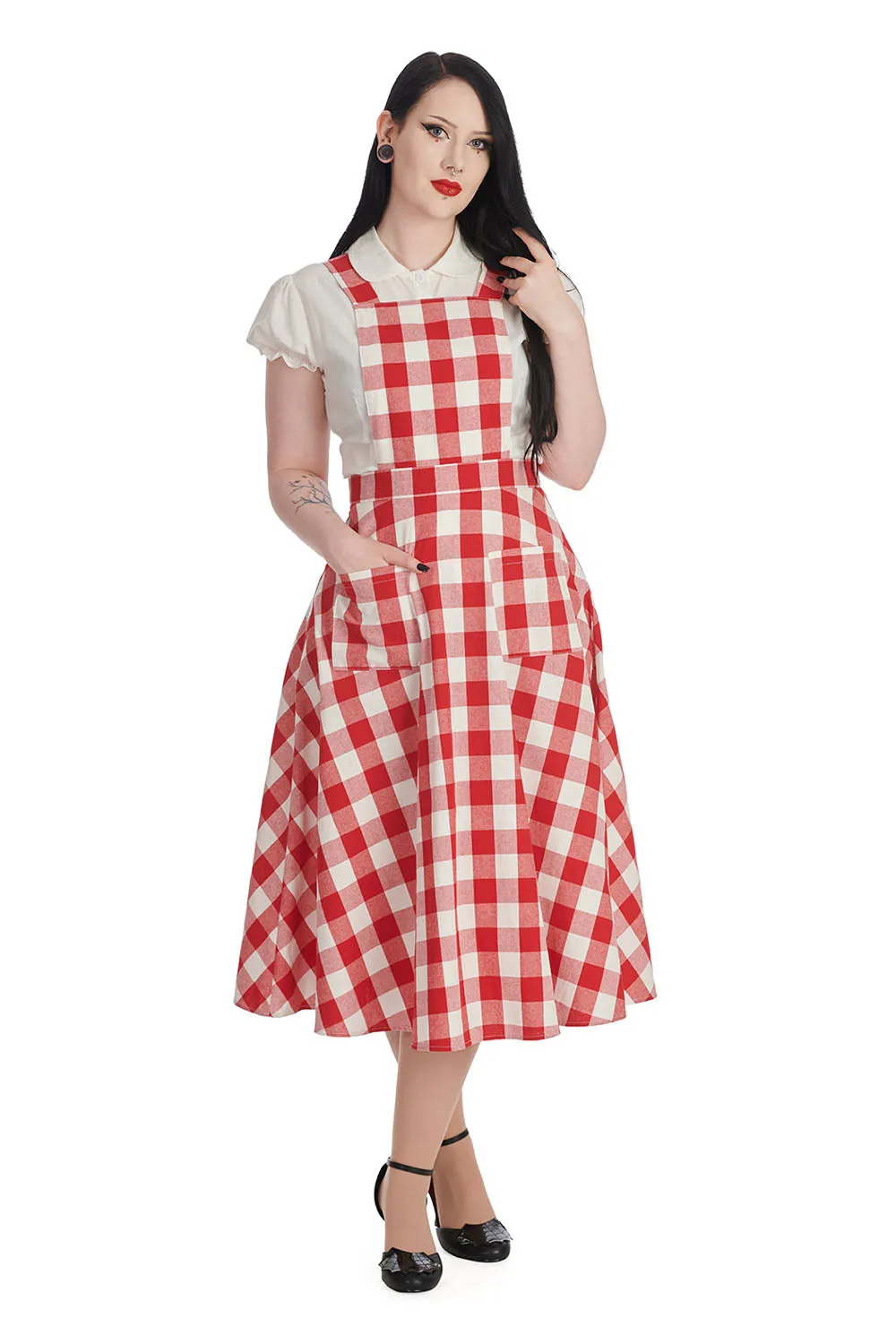 Date Check Swing Pinafore