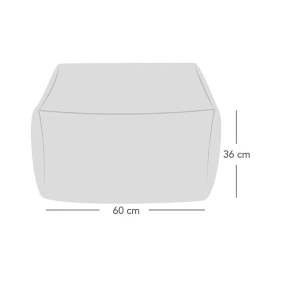 rucomfy Weave Bean Bag Ottoman