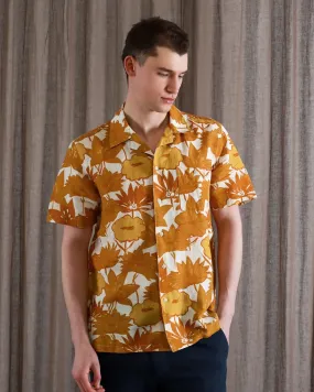 Selleck Short Sleeve Flower Collage Print Shirt