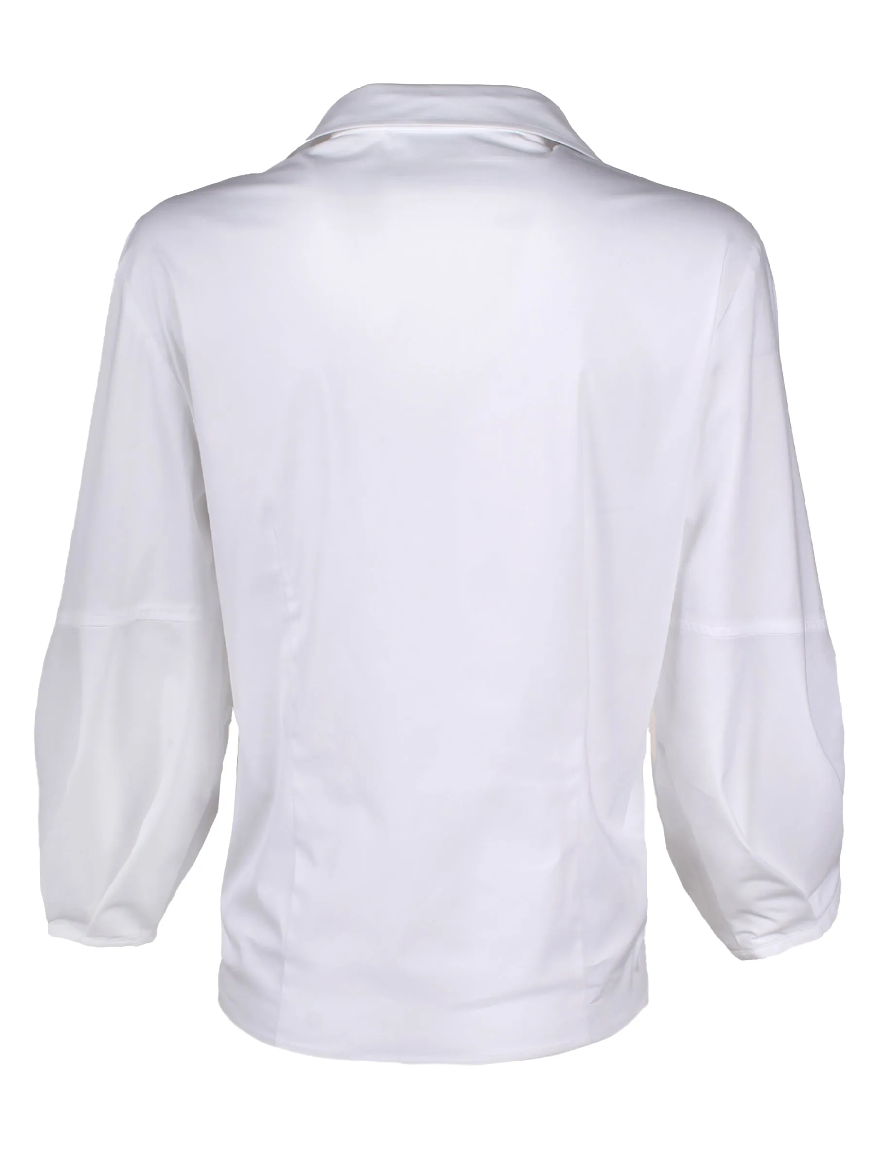 Silky Poplin Shirt with Tie Front named Emmy