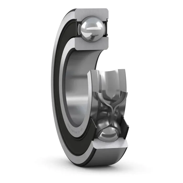 SKF 62206-2RS1 Single Row Deep Groove Ball Bearing- Both Sides Sealed 30mm I.D, 62mm O.D