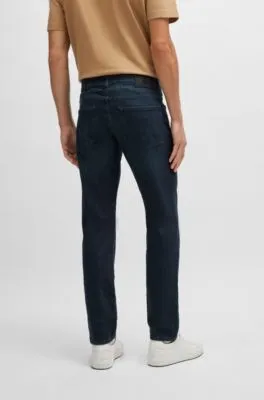 Slim-fit jeans in blue comfort-stretch denim